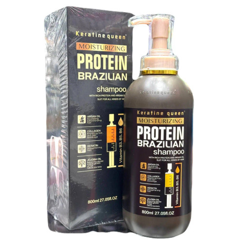 شامپو مو کویین برزیل مدل پروتوین حجم 800میل