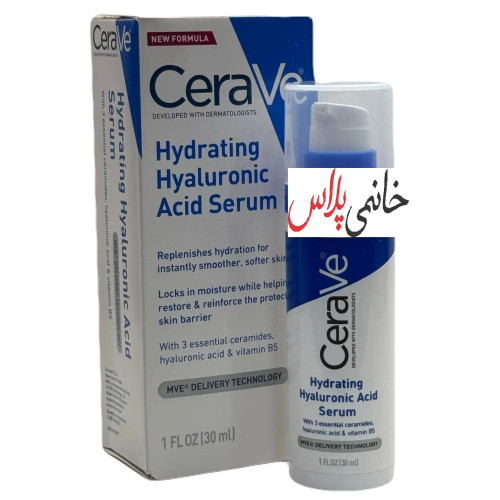 سرم آبرسان صورت هیالورنیک اسید سراوی CeraVe
