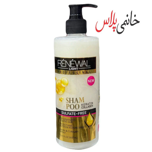 شامپو فری سولفات کراتین کلاژن رنوال حجم 500 میل